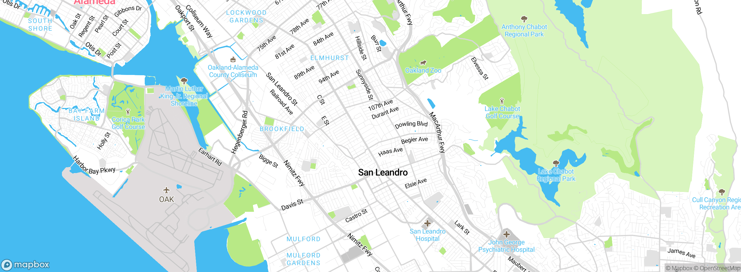 Map showing approximate location