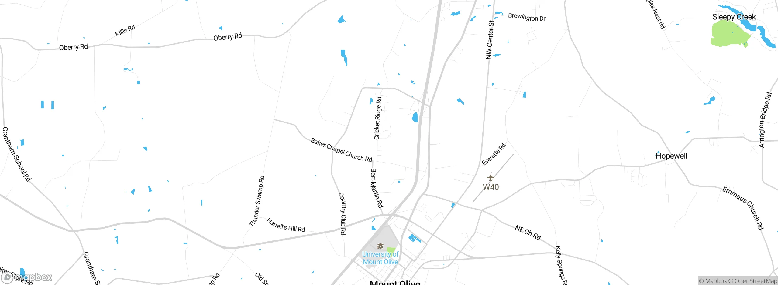 Map showing approximate location