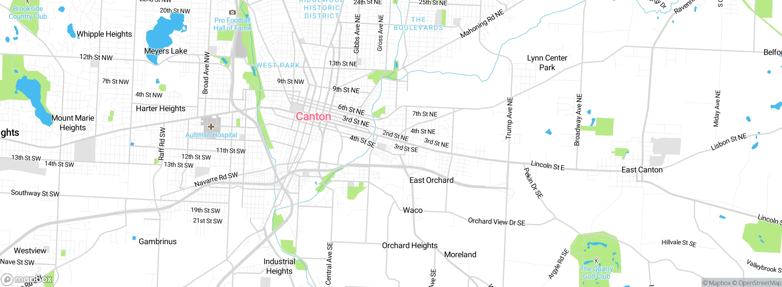 Map showing approximate location