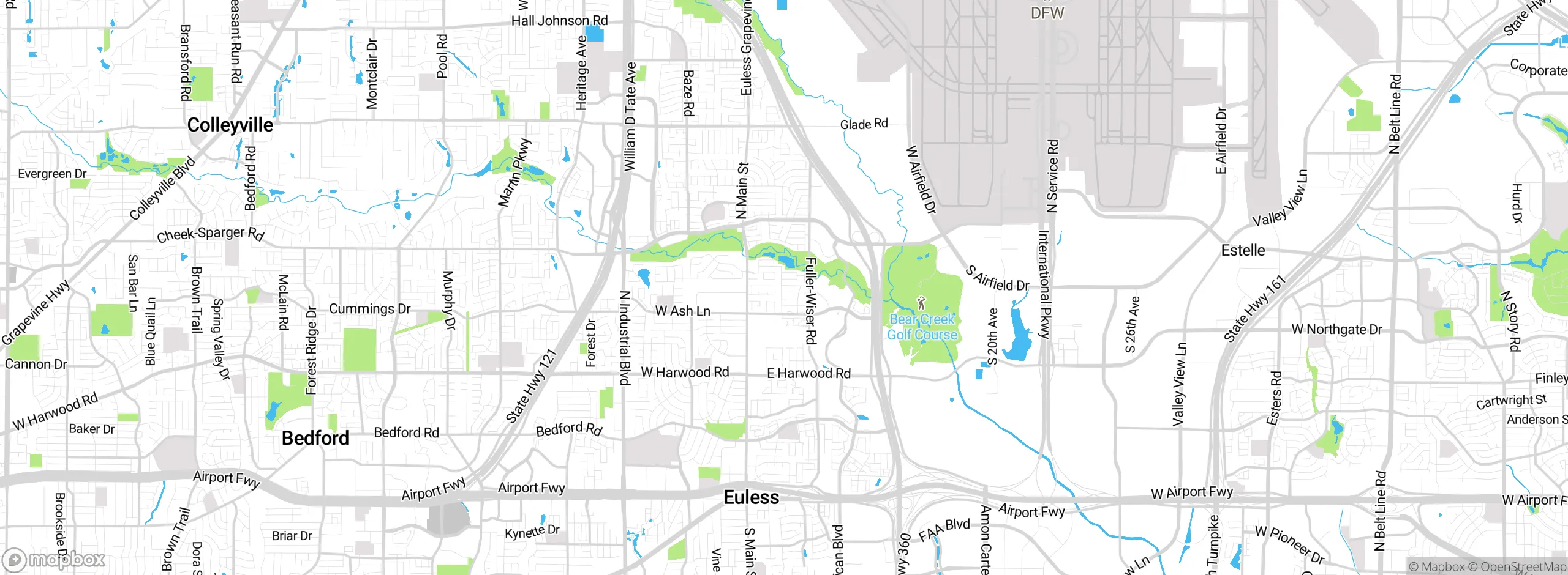 Map showing approximate location