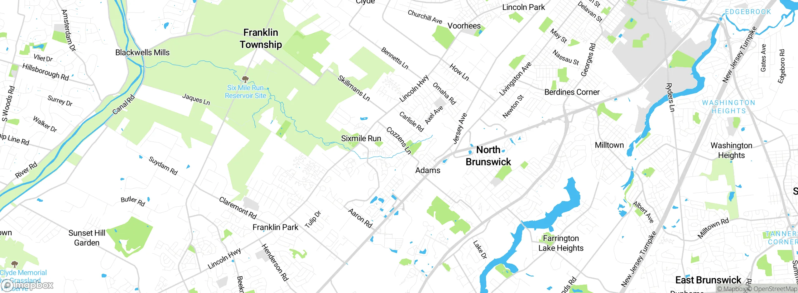 Map showing approximate location