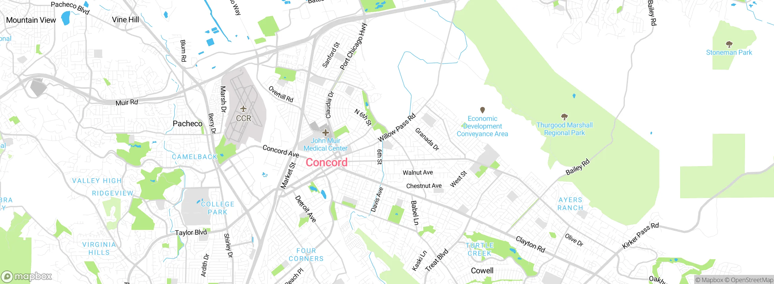 Map showing approximate location