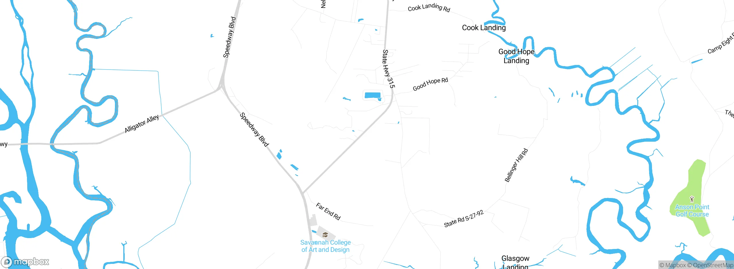 Map showing approximate location