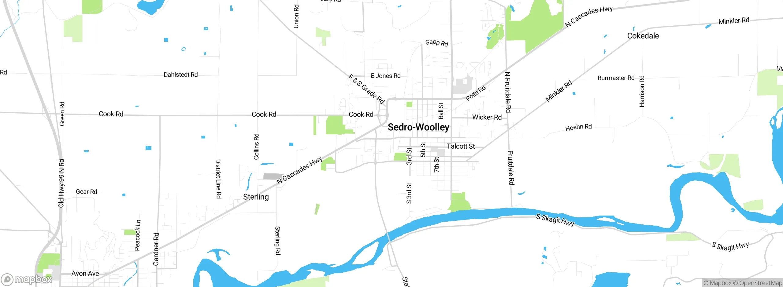 Map showing approximate location