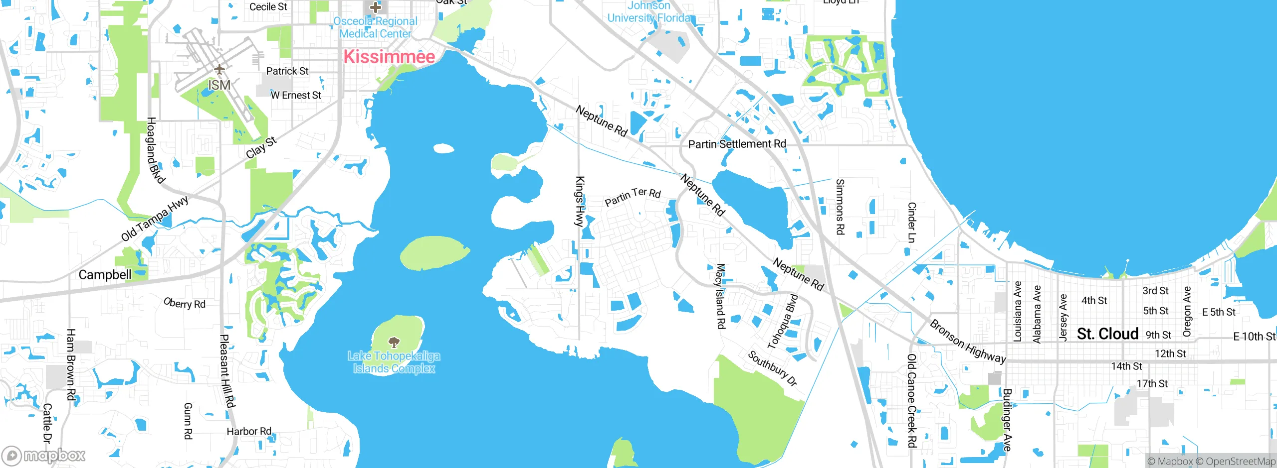 Map showing approximate location