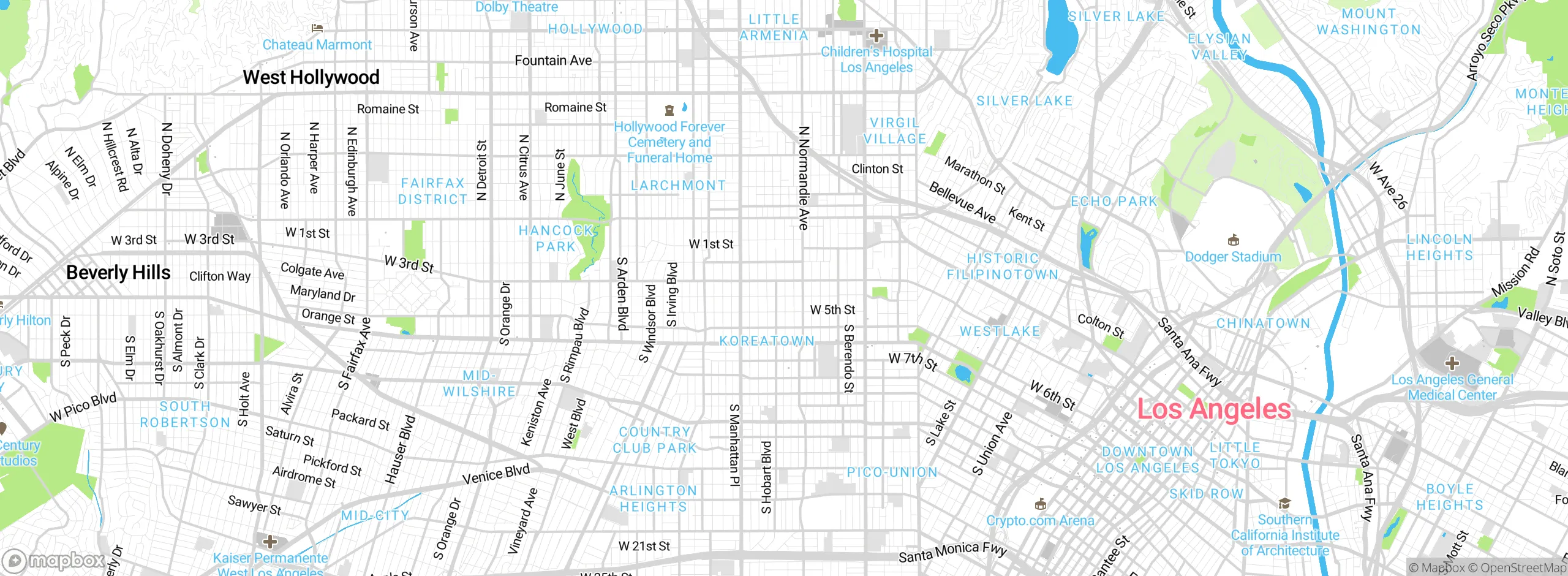 Map showing approximate location