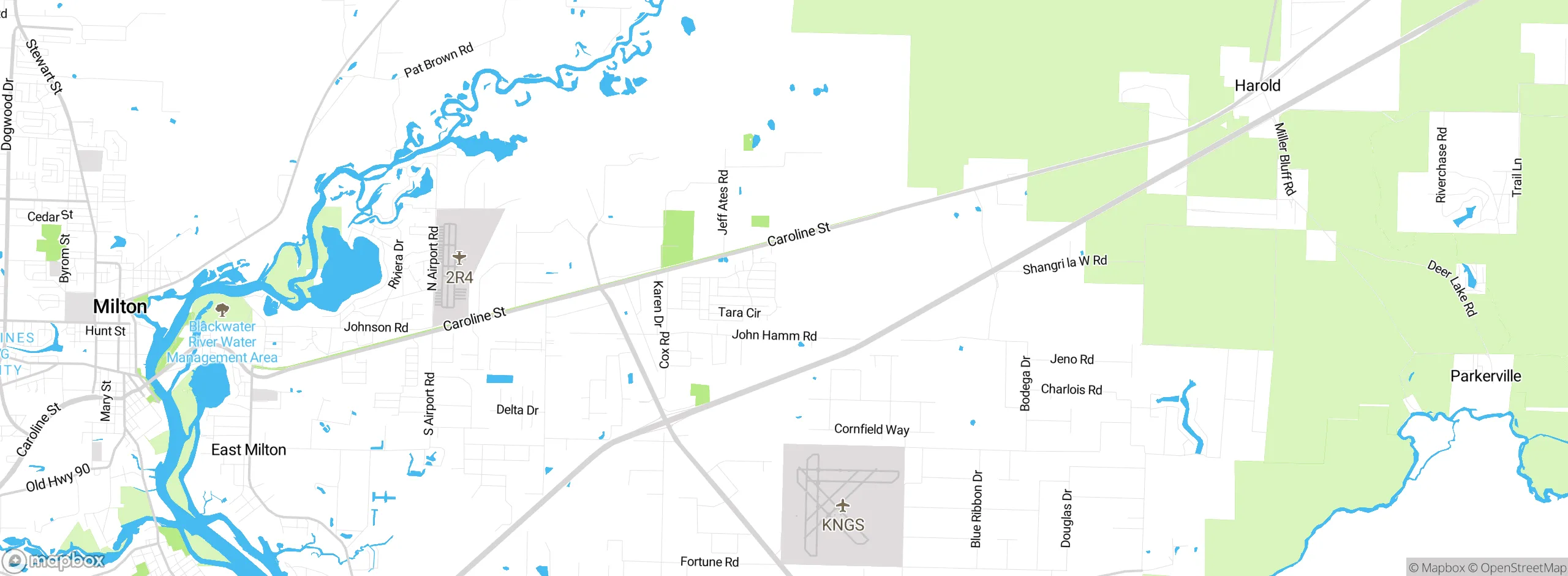 Map showing approximate location
