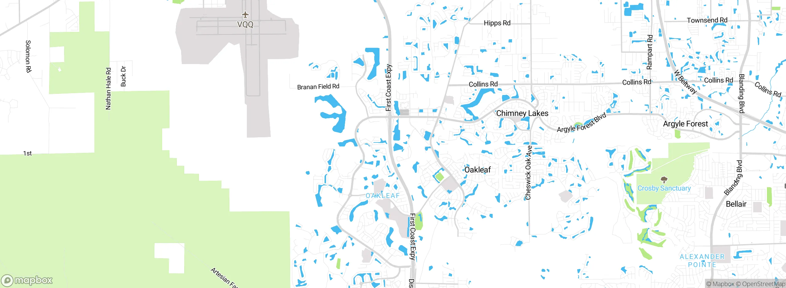 Map showing approximate location