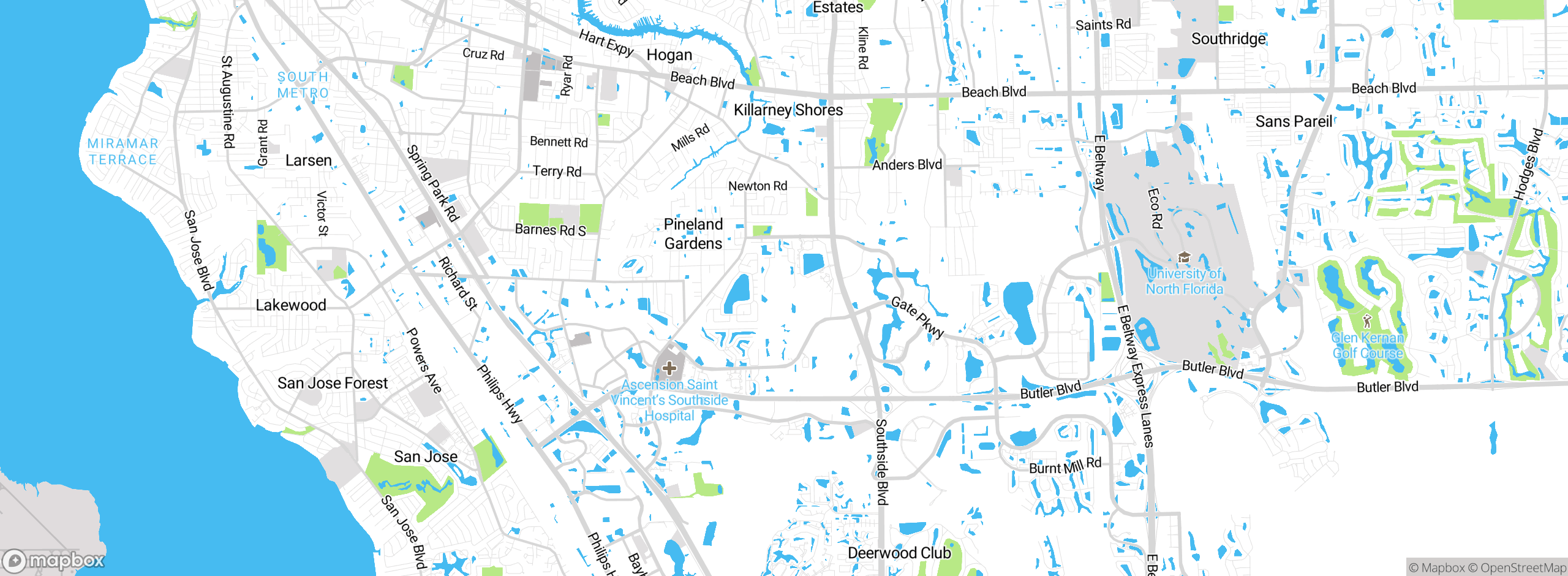 Map showing approximate location