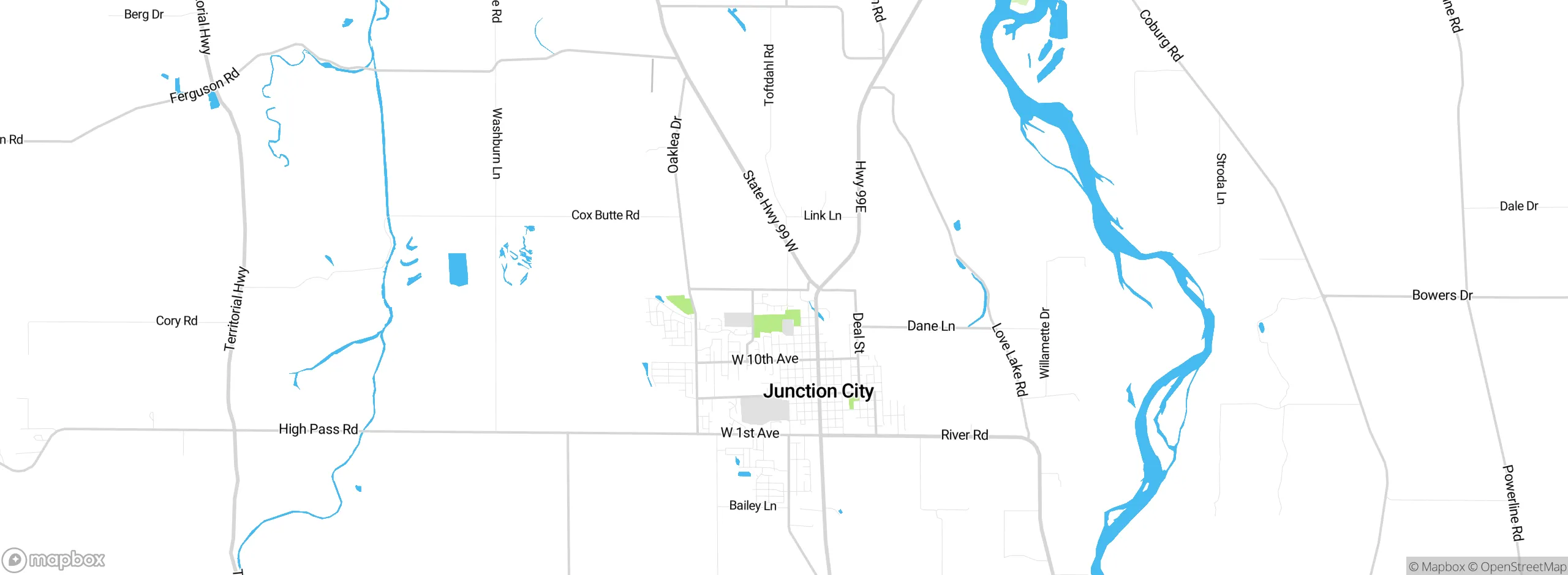 Map showing approximate location