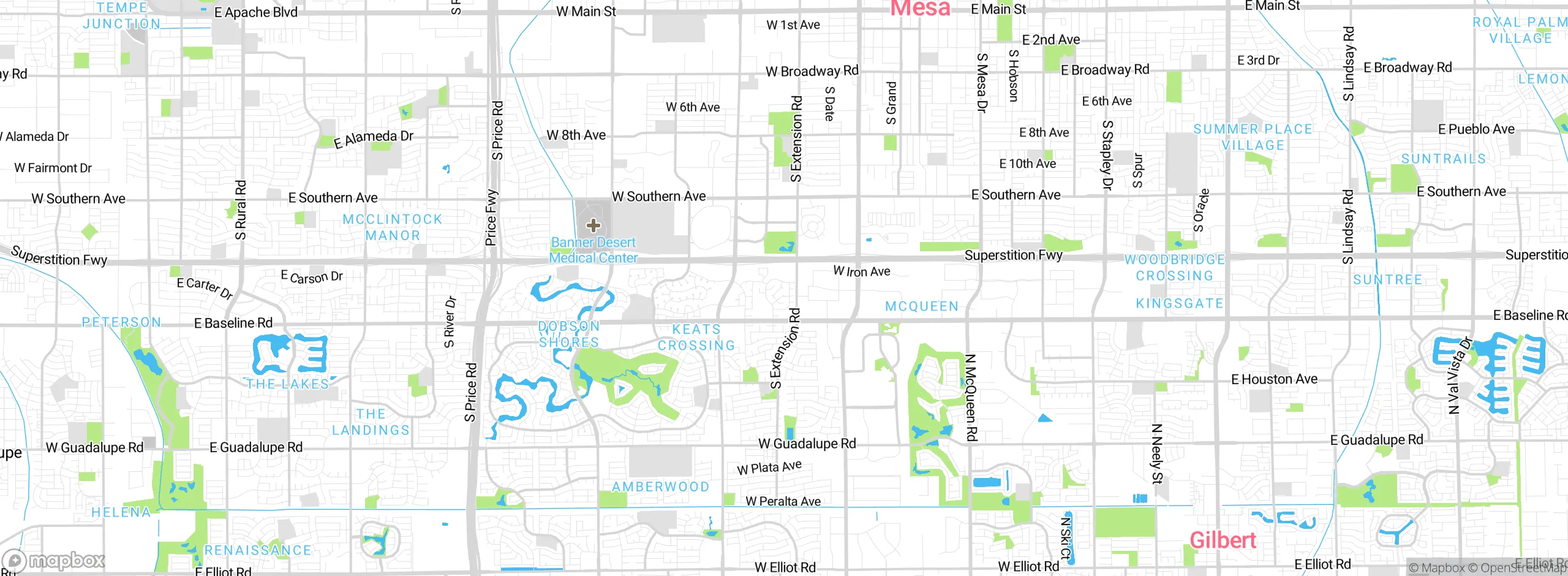 Map showing approximate location