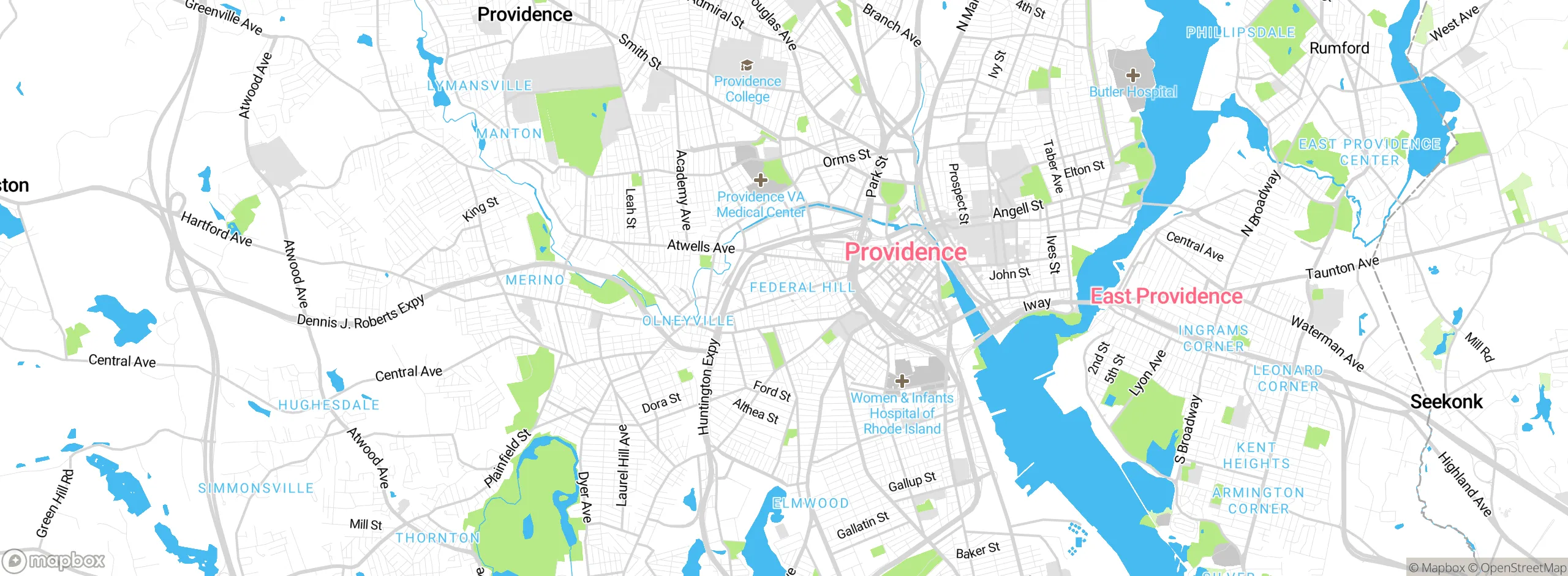 Map showing approximate location