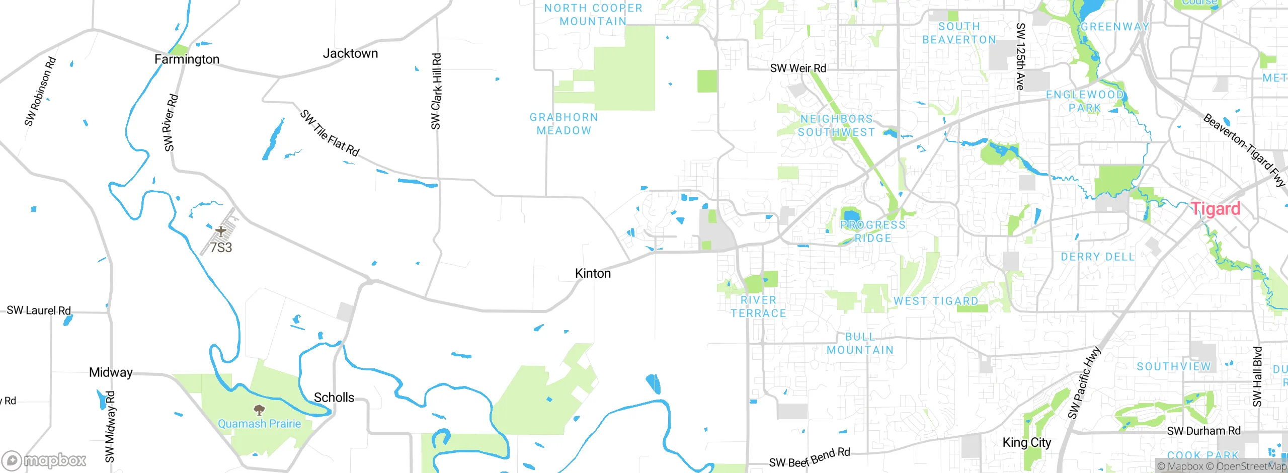 Map showing approximate location