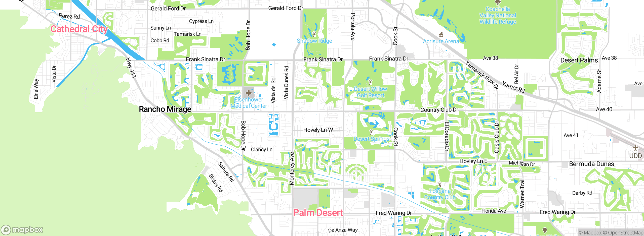 Map showing approximate location