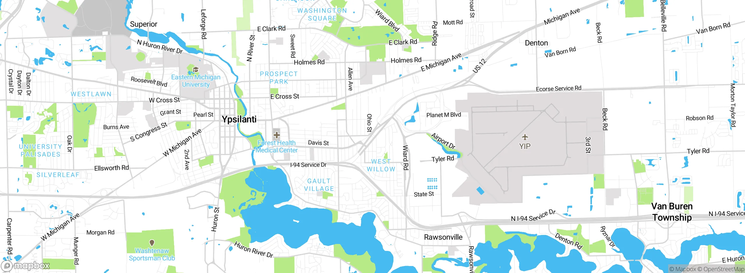 Map showing approximate location