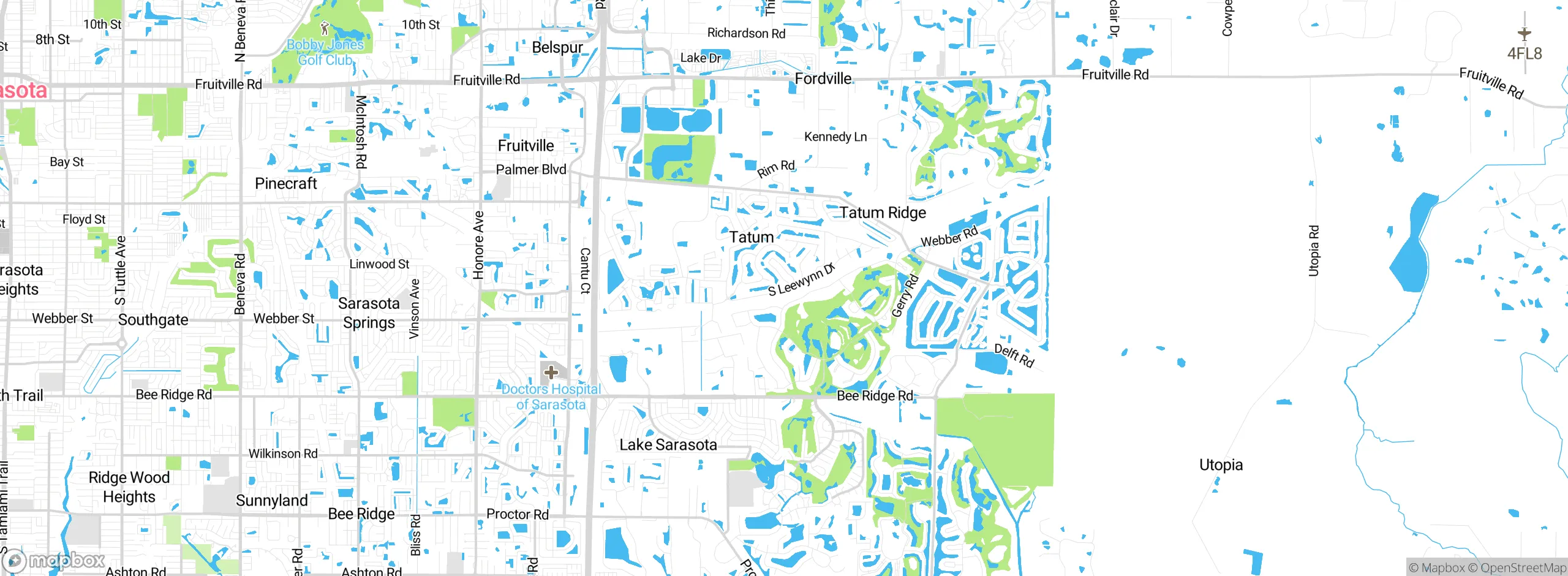 Map showing approximate location