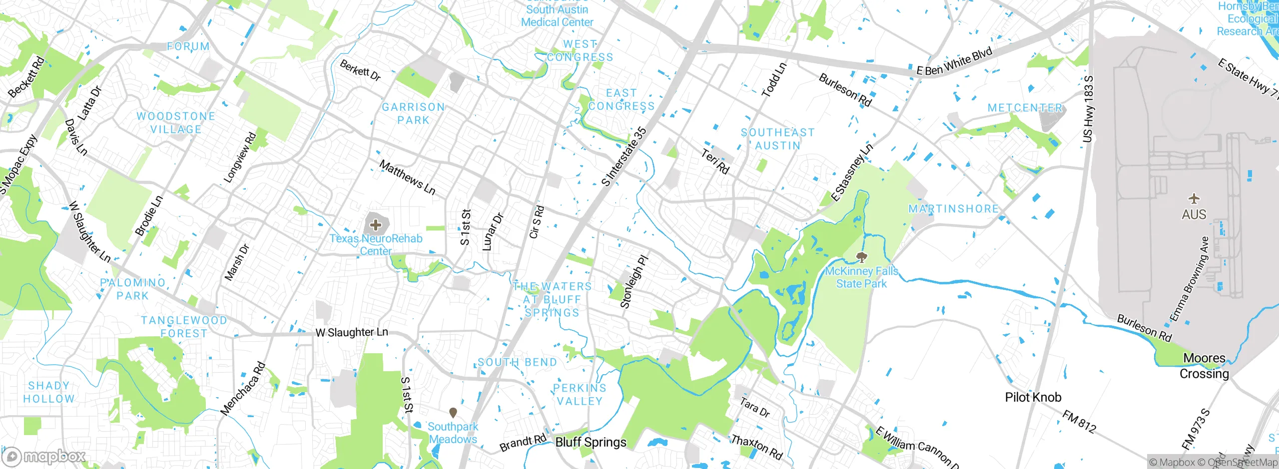 Map showing approximate location