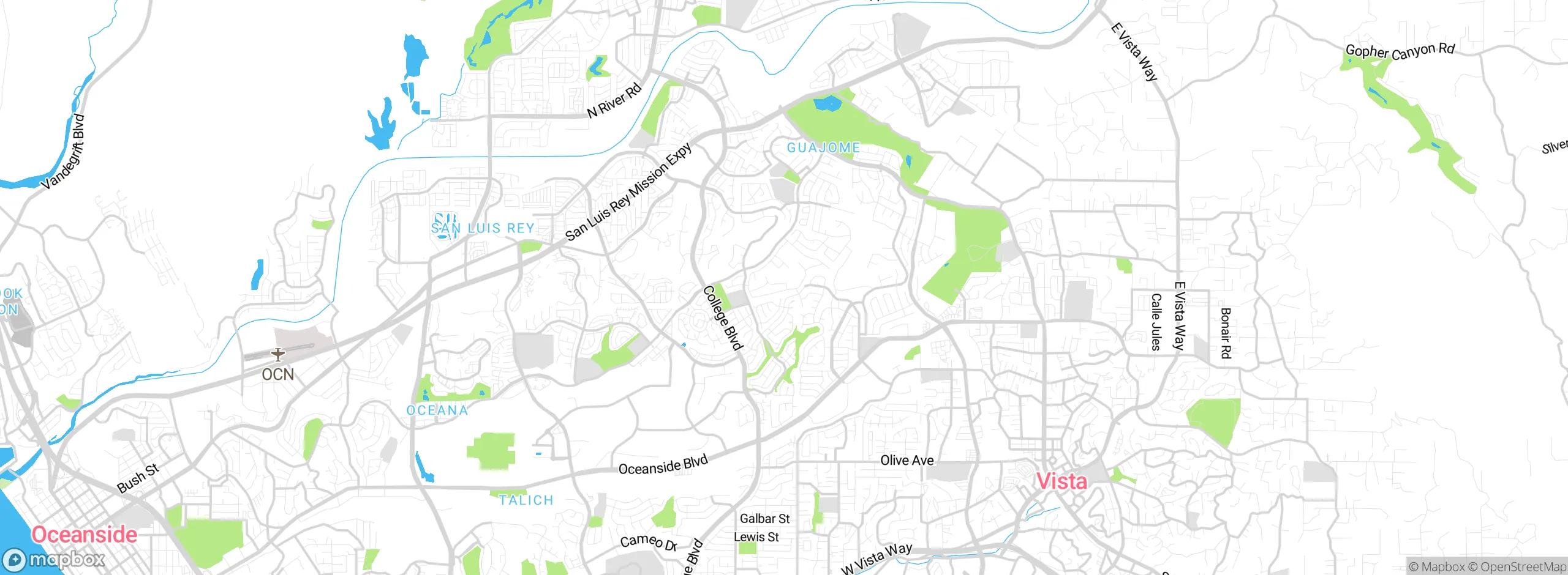 Map showing approximate location