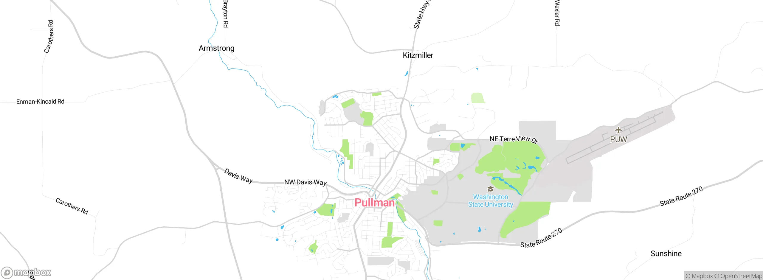 Map showing approximate location