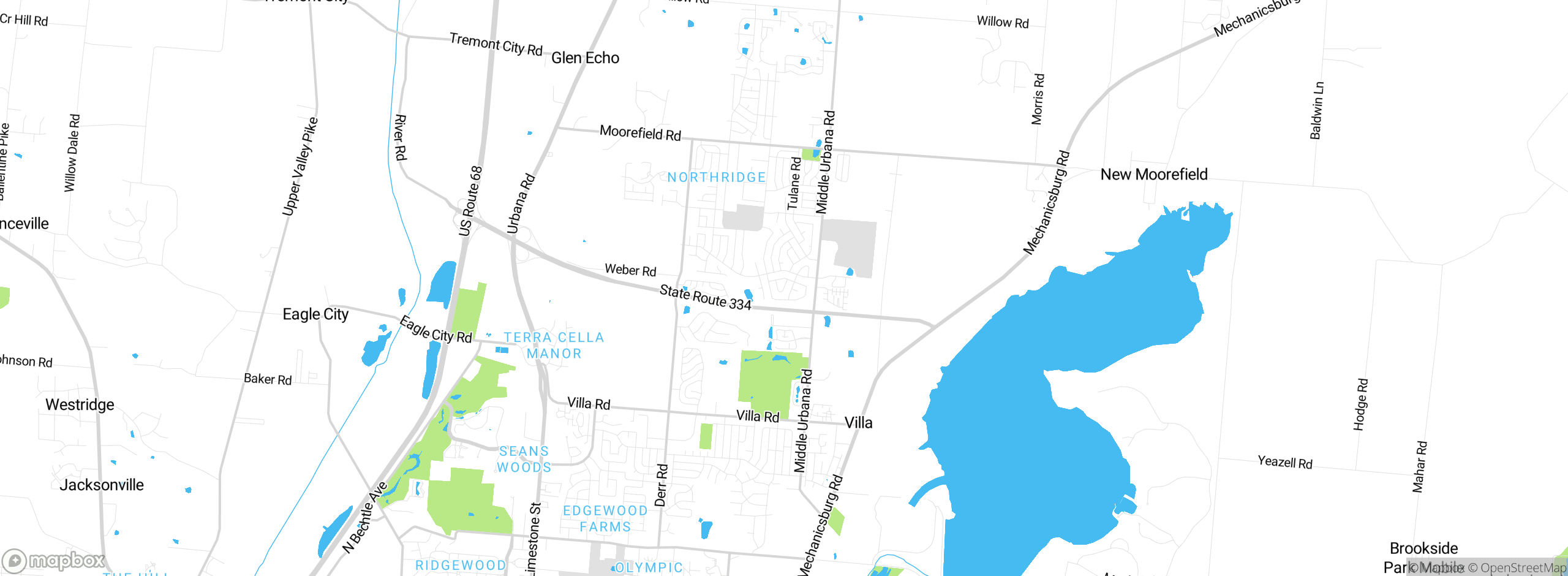 Map showing approximate location