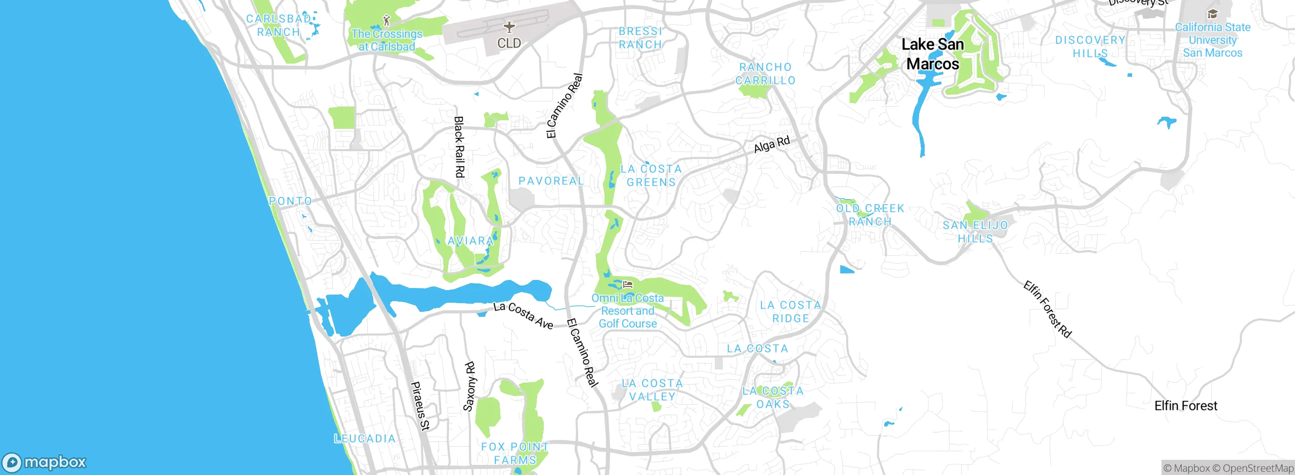Map showing approximate location