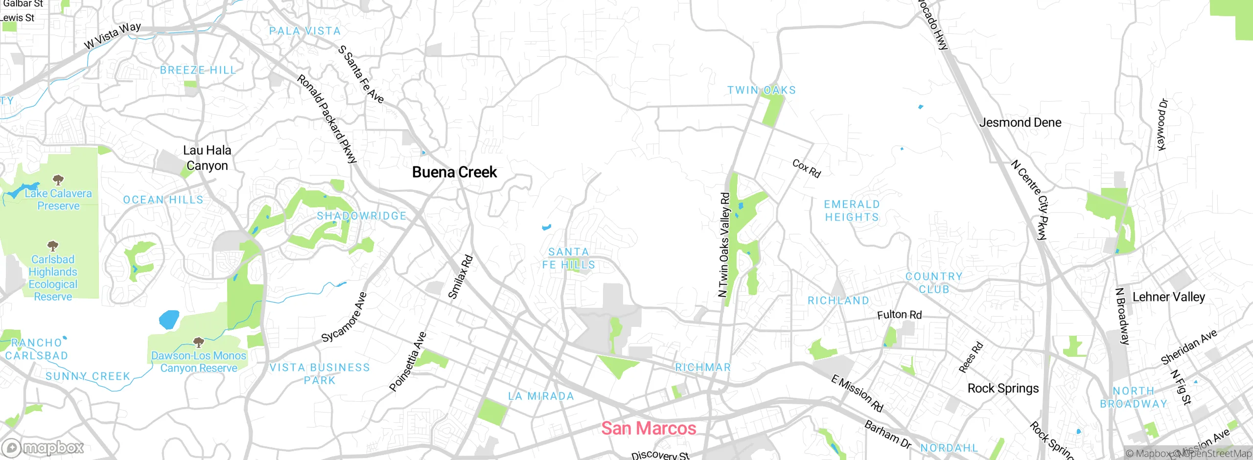 Map showing approximate location