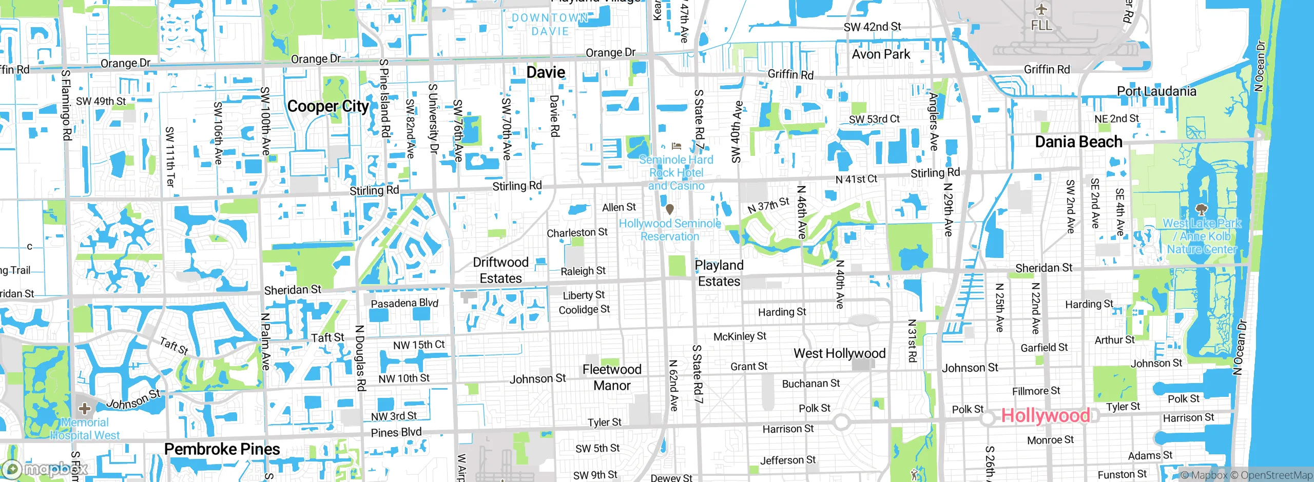 Map showing approximate location