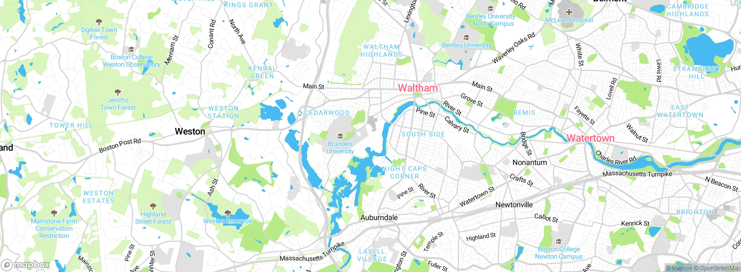 Map showing approximate location