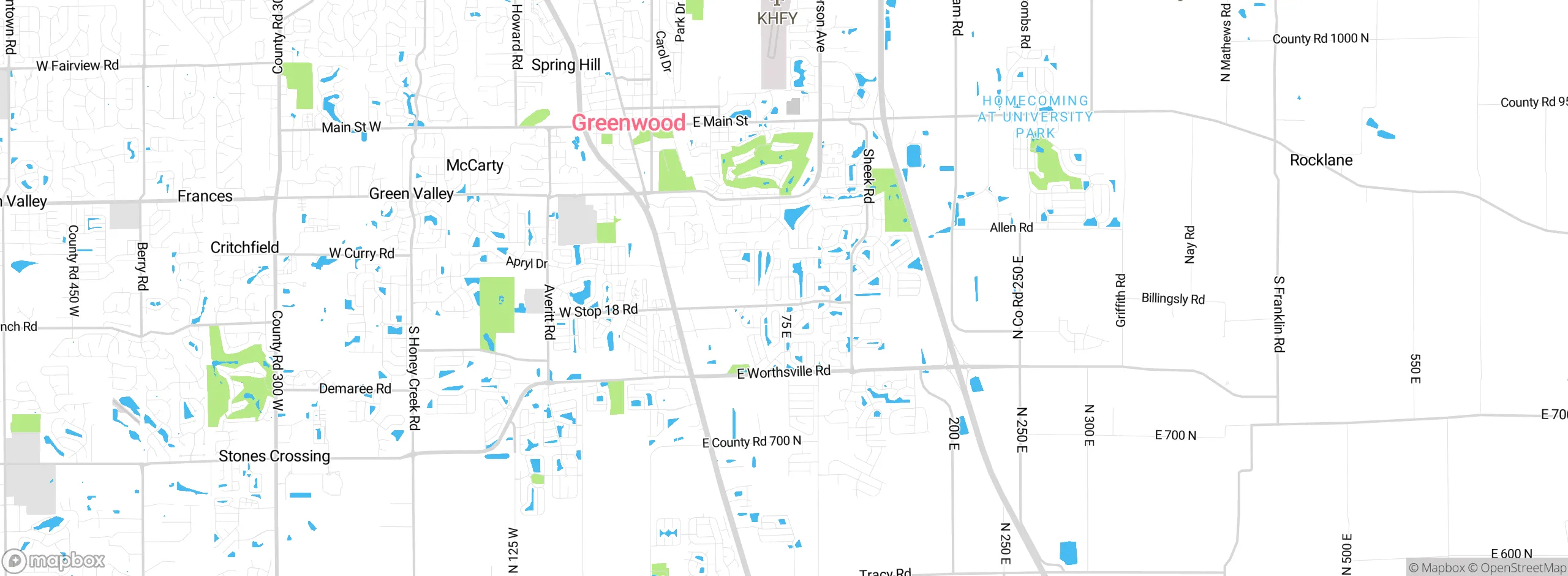 Map showing approximate location