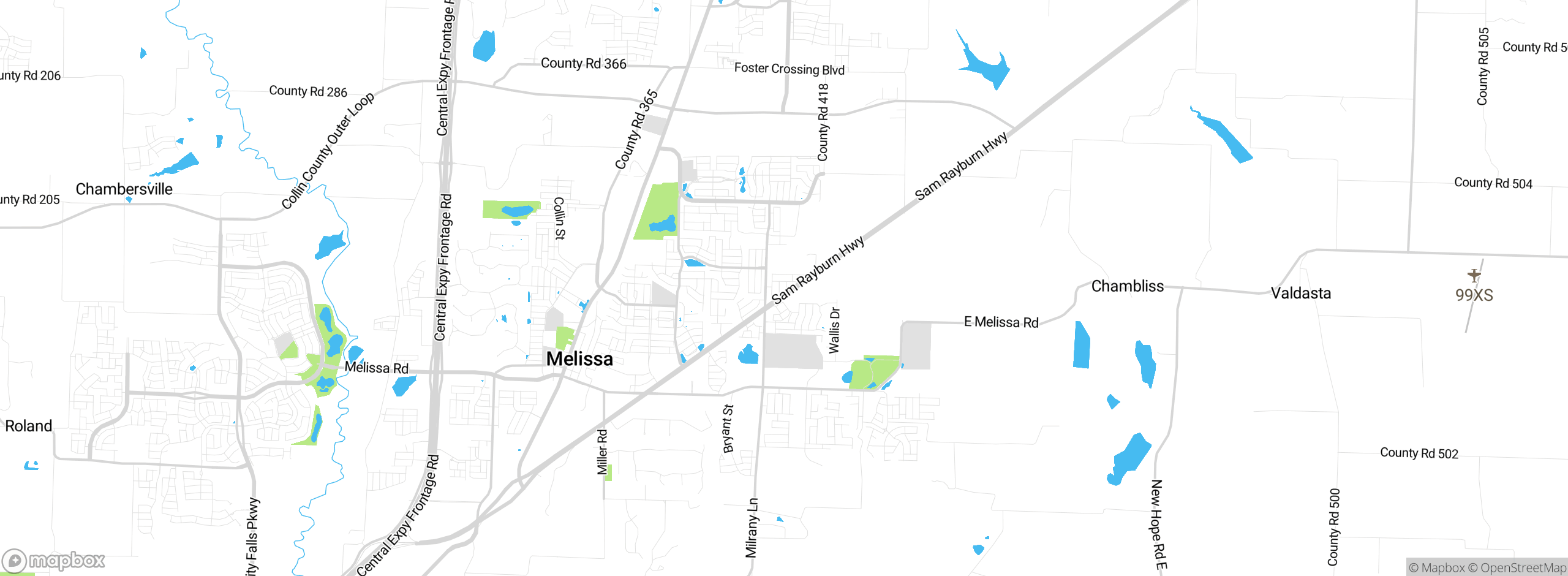 Map showing approximate location