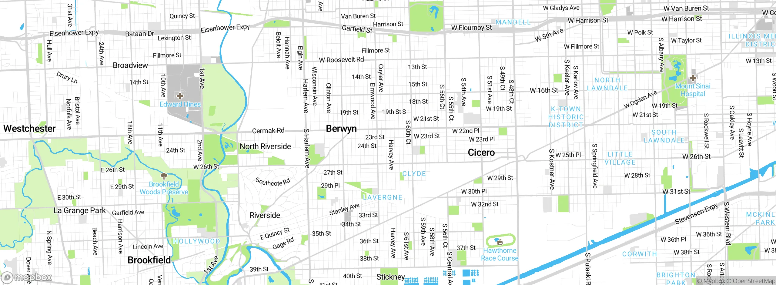Map showing approximate location