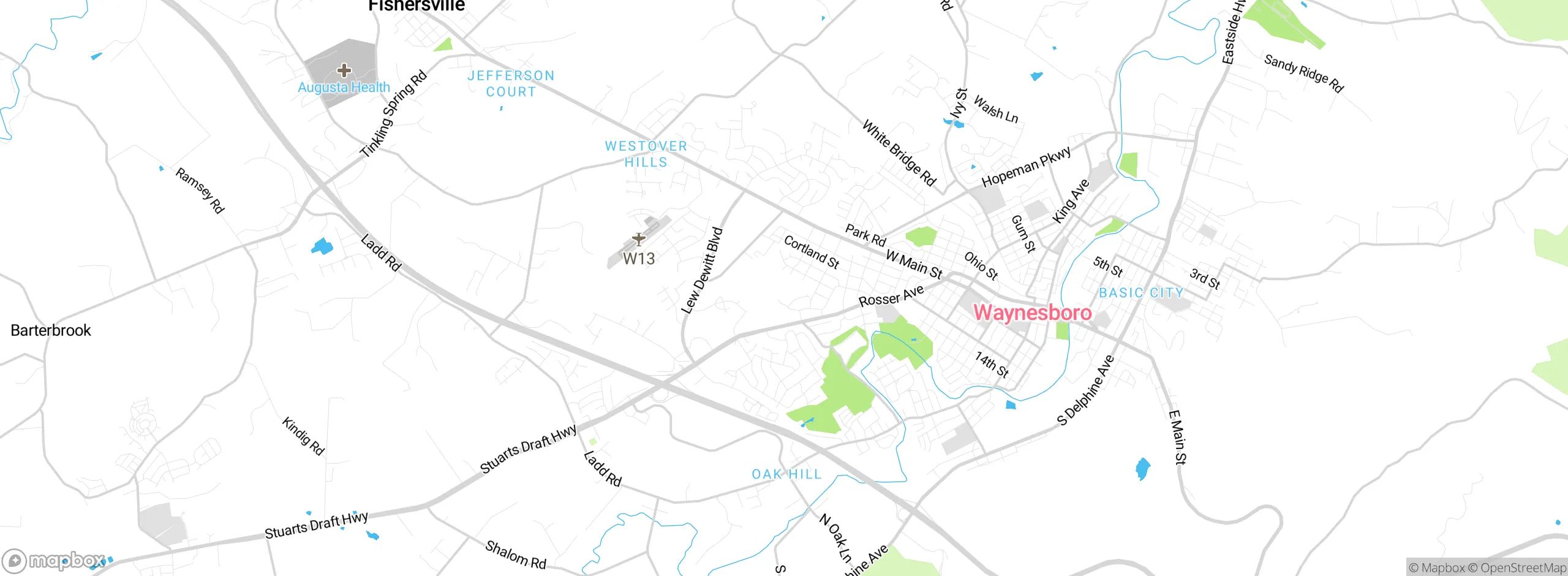 Map showing approximate location