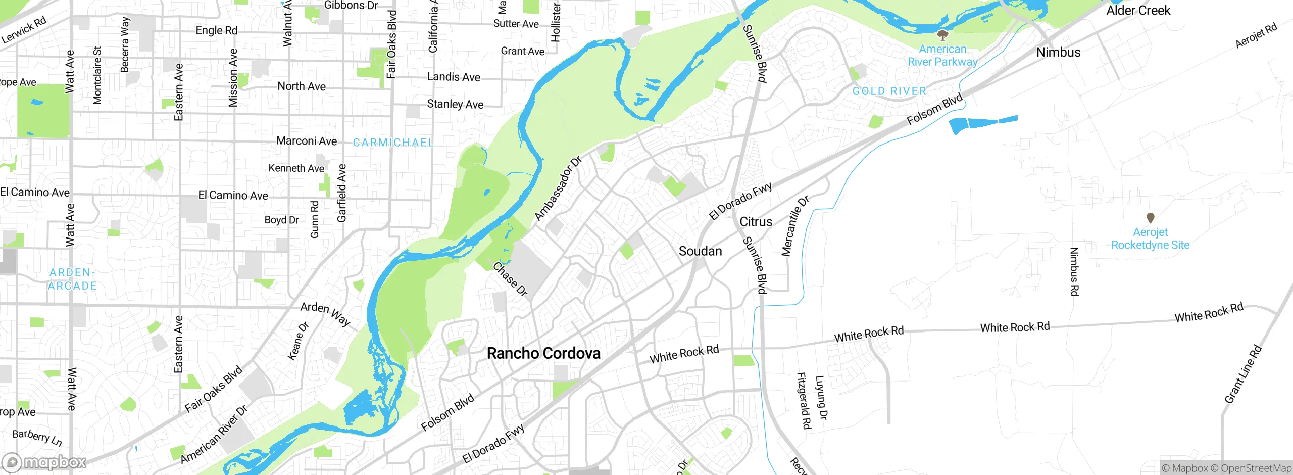 Map showing approximate location