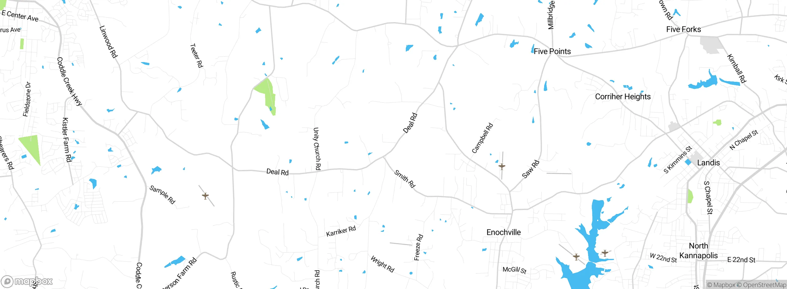 Map showing approximate location