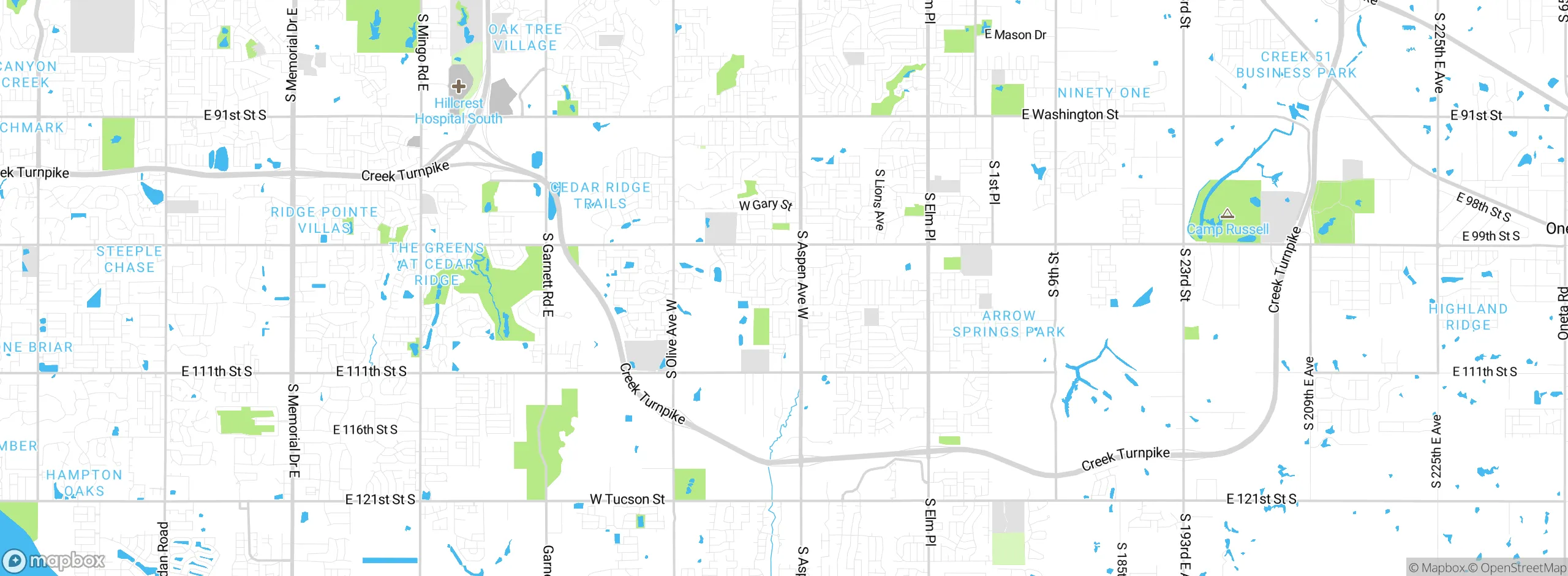 Map showing approximate location