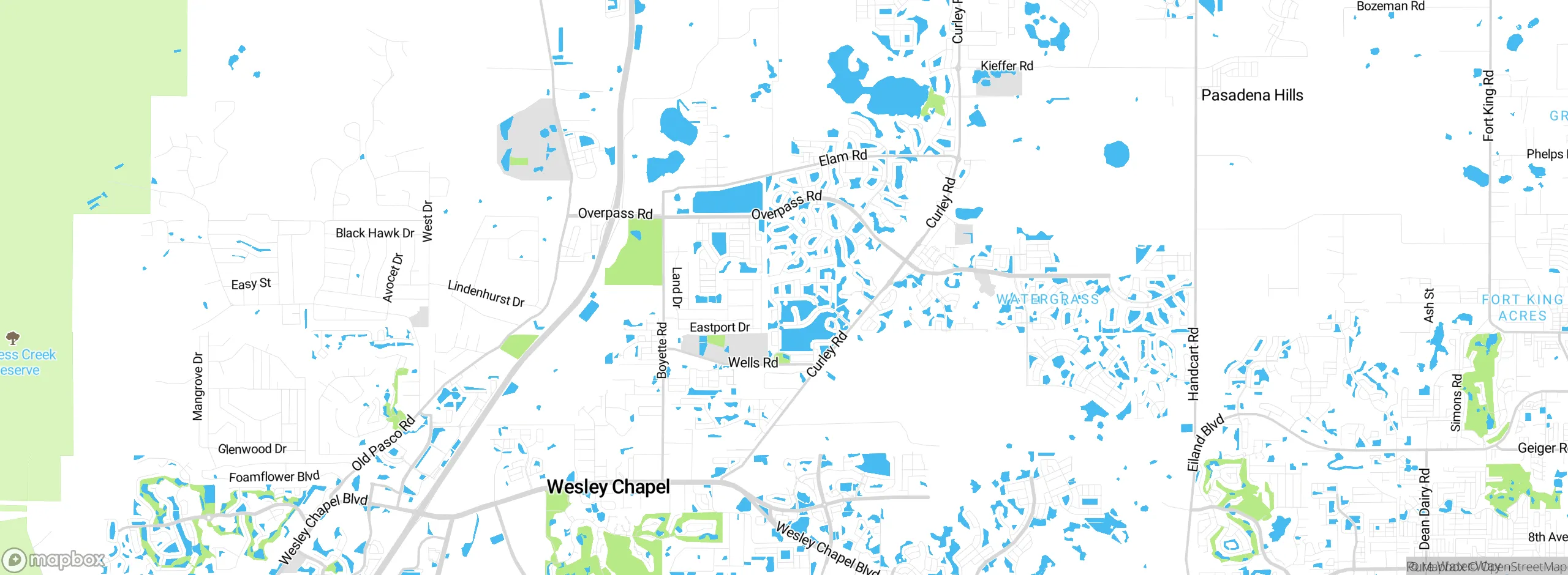 Map showing approximate location