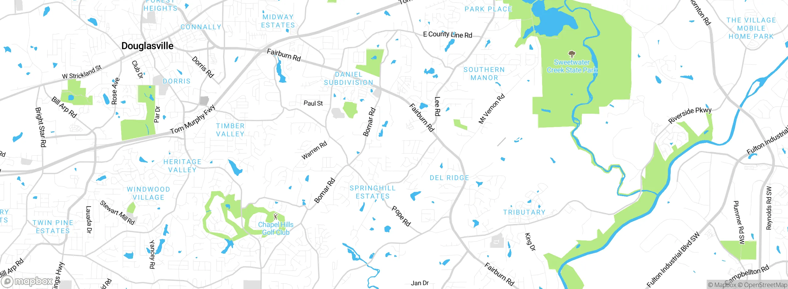 Map showing approximate location