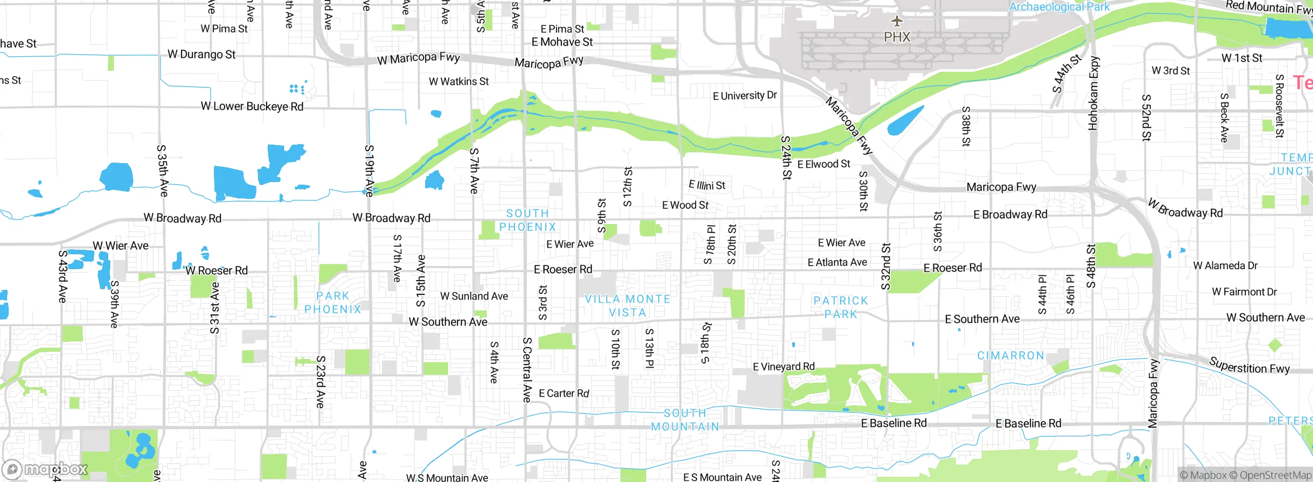 Map showing approximate location