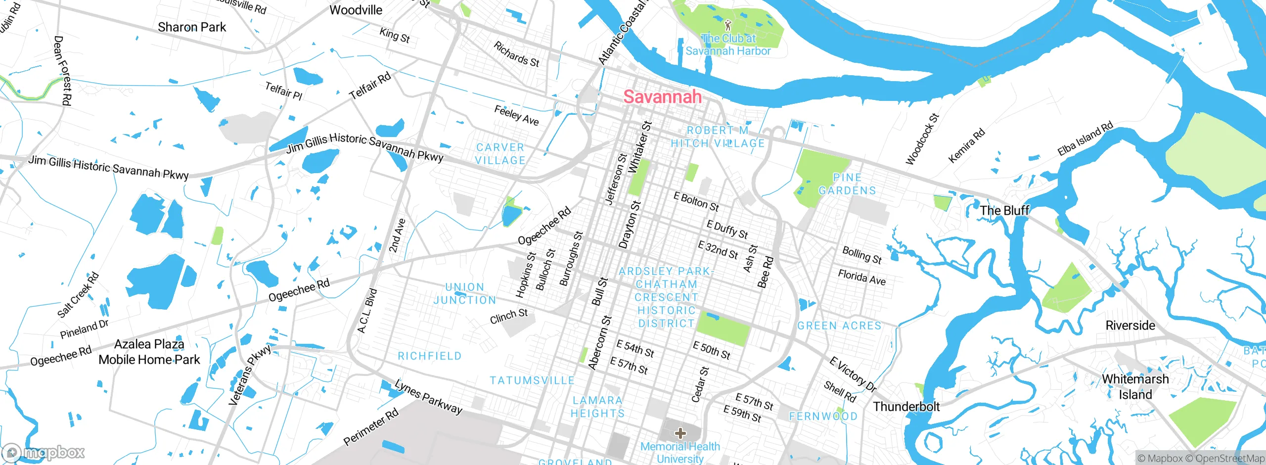 Map showing approximate location