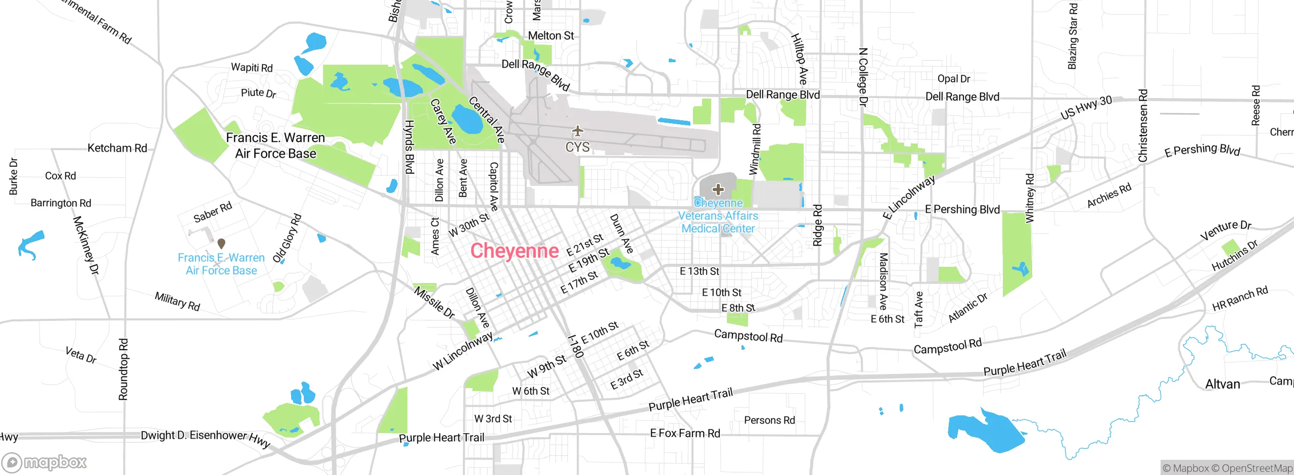 Map showing approximate location