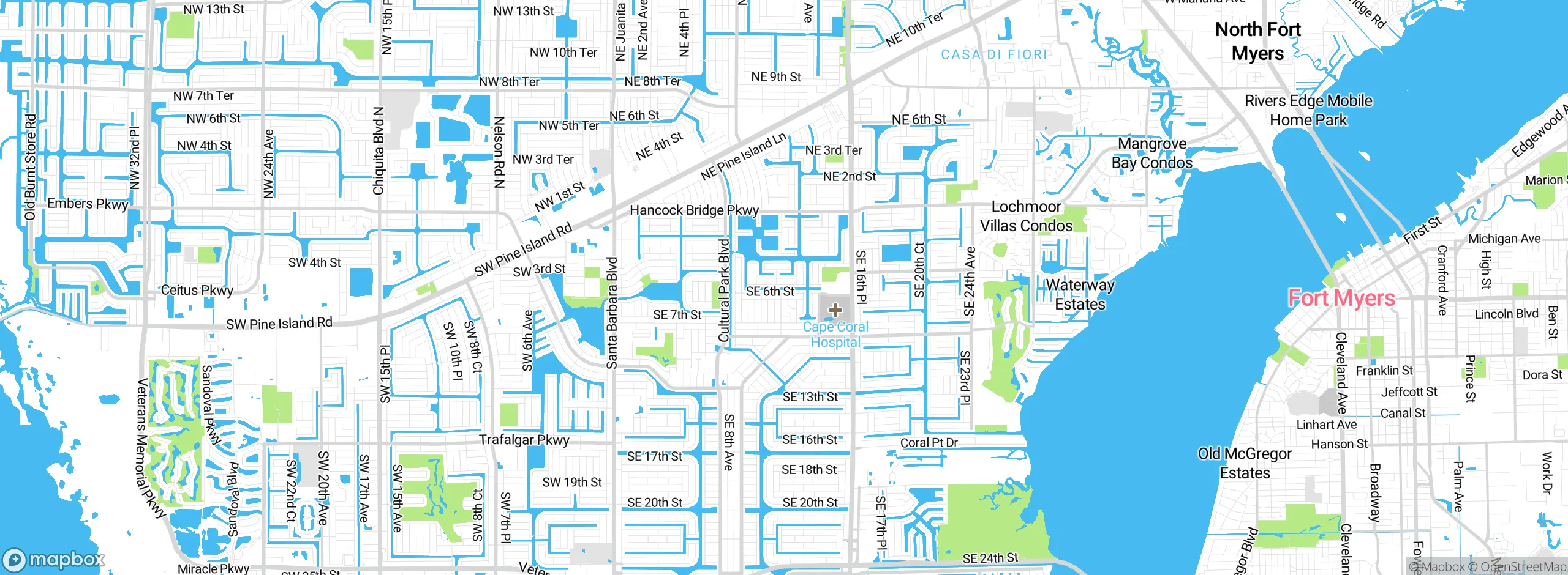 Map showing approximate location