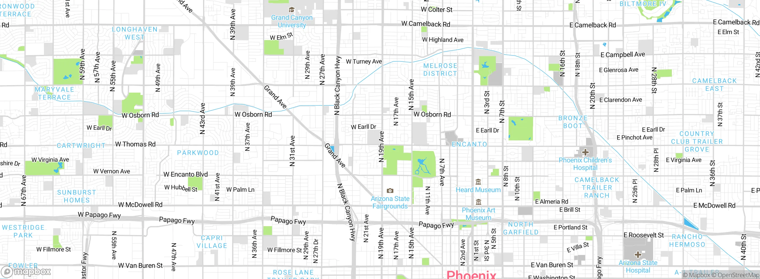 Map showing approximate location