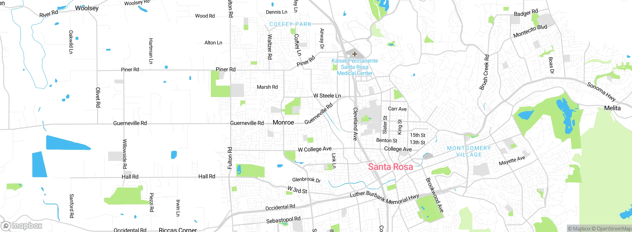Map showing approximate location