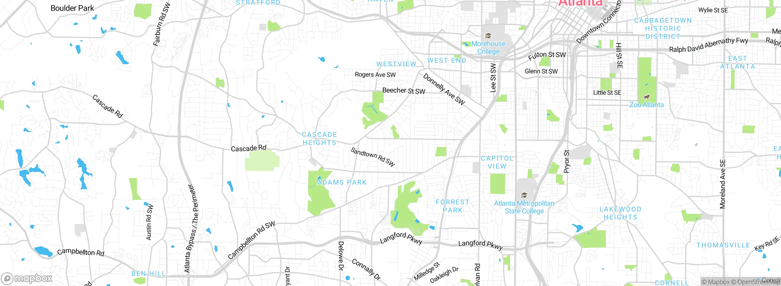 Map showing approximate location