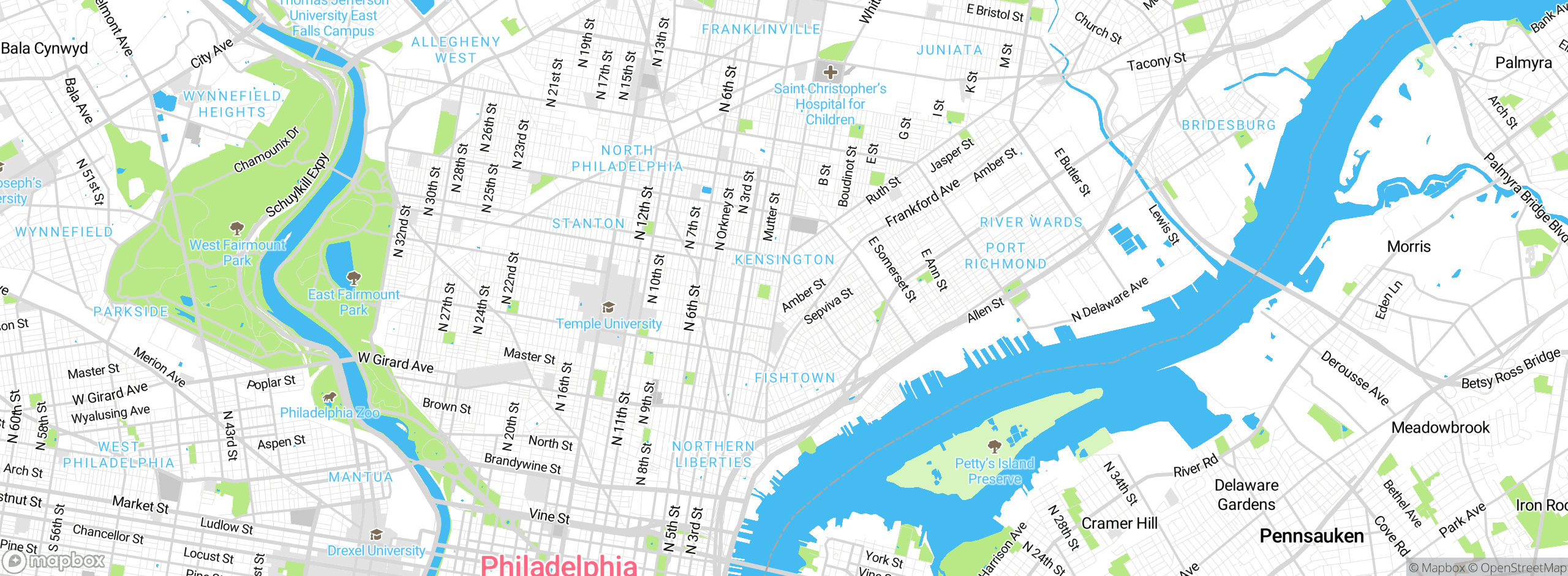 Map showing approximate location