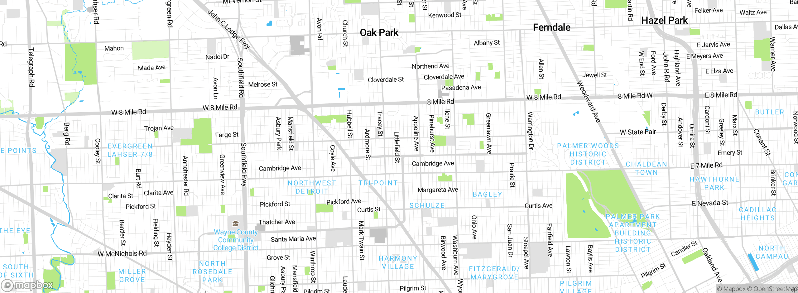 Map showing approximate location