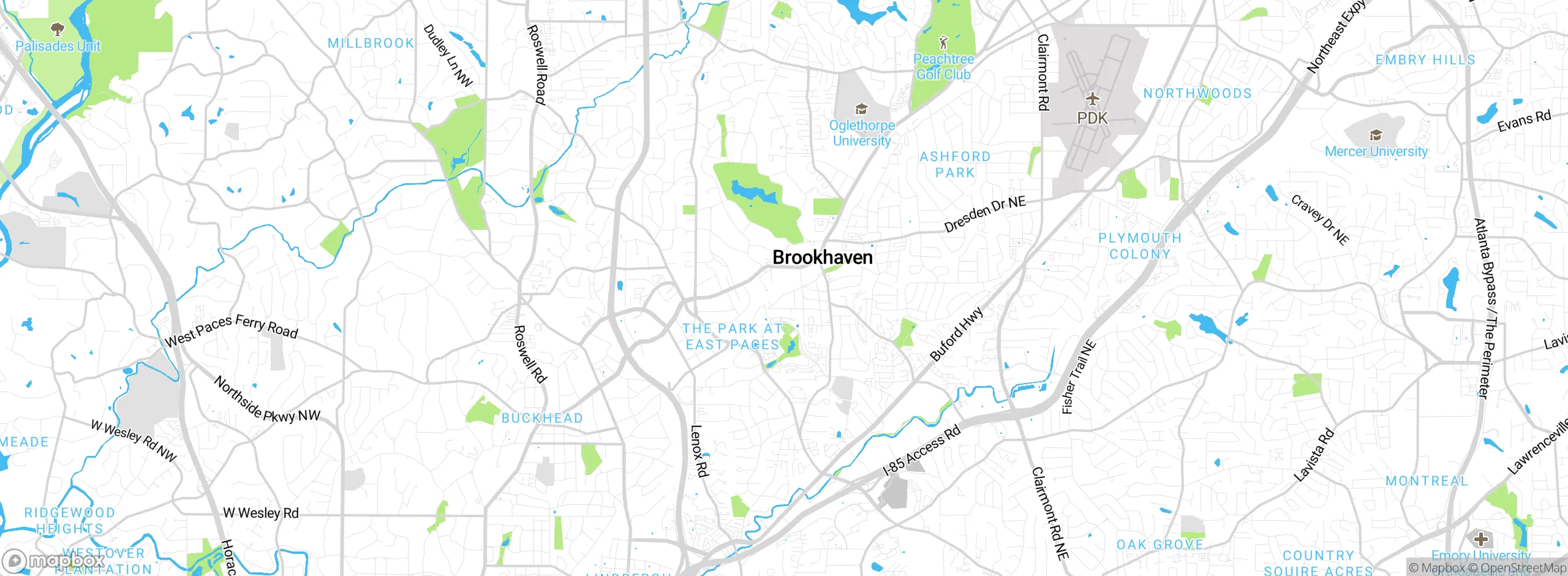 Map showing approximate location