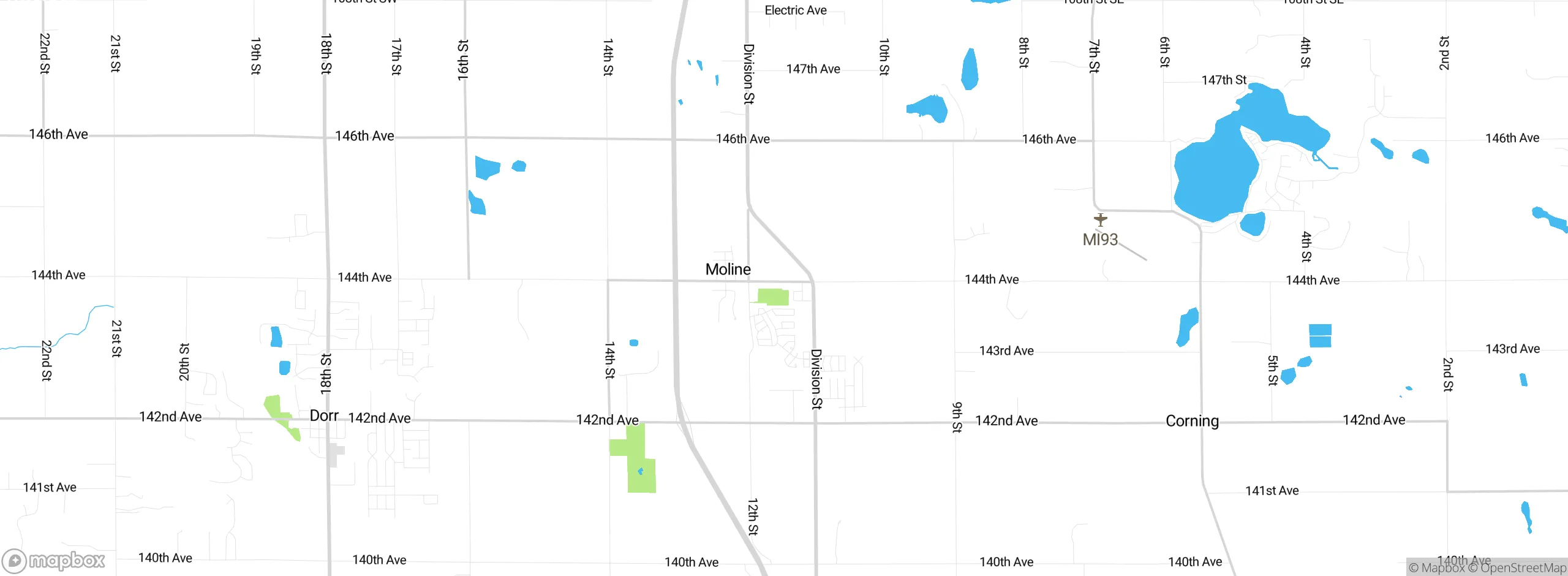 Map showing approximate location