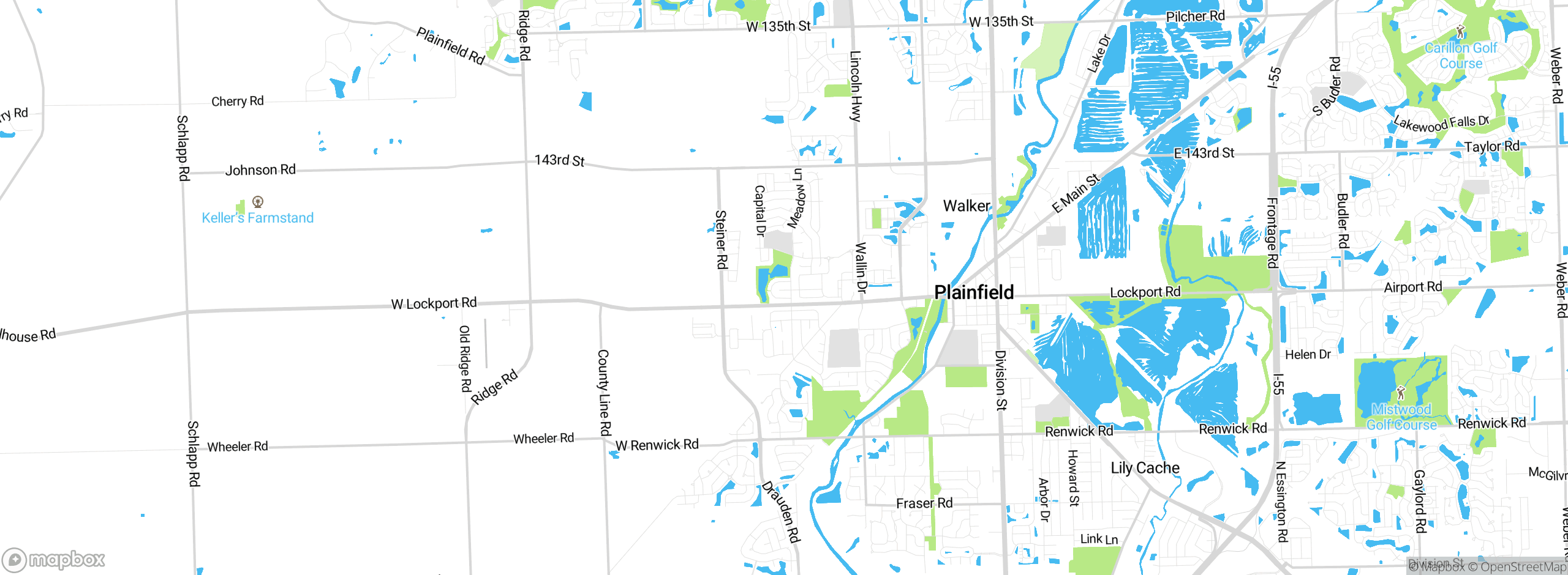 Map showing approximate location