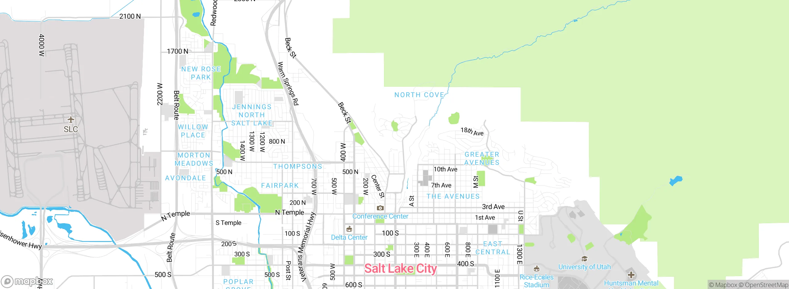 Map showing approximate location